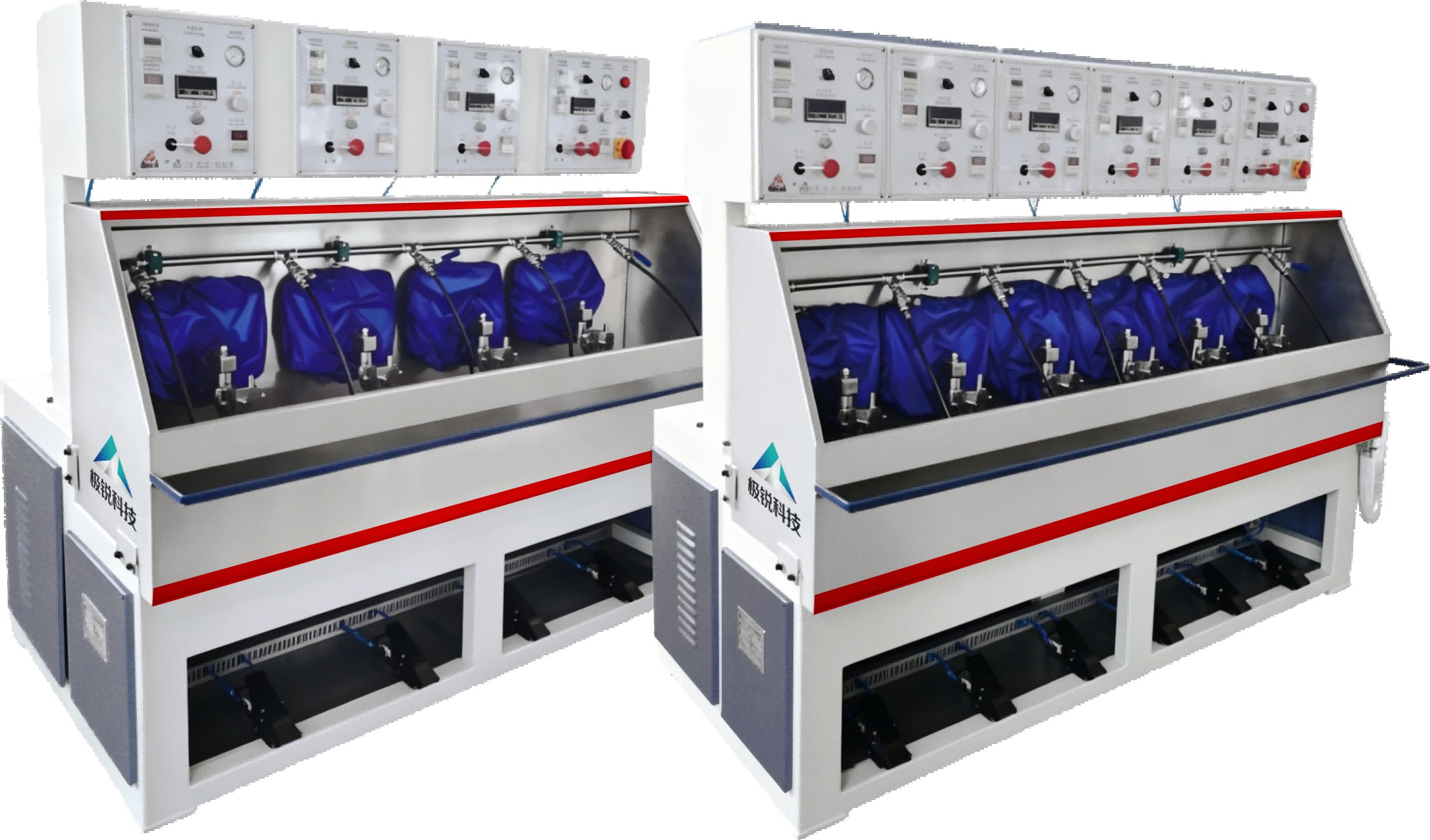 JRQM 15-4/10-6 Four-Spindle/Six-Spindle High-Speed Spherical Grinding Polisher